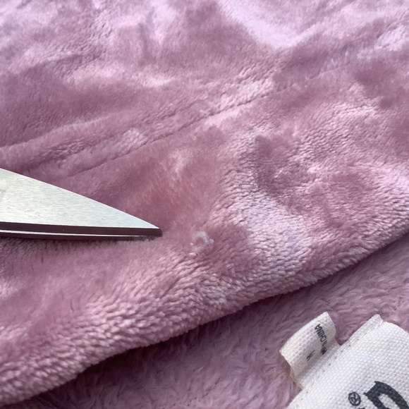 UGG Marlow Double Fleece Plush Robe Long in Dusk Pink M Medium - Picture 6 of 13